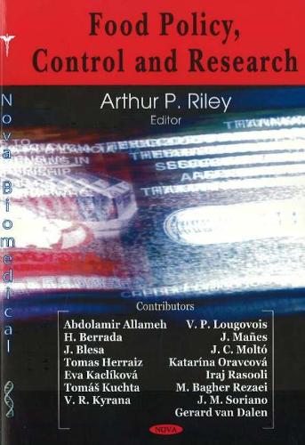 Food Policy, Control & Research (Hardback)