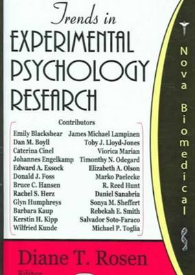 Trends in Experimental Psychology Research (Hardback)