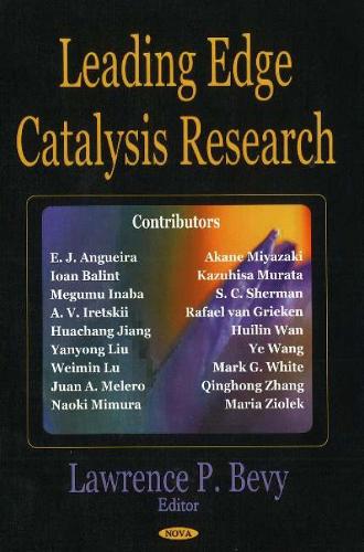 Leading Edge Catalysis Research (Hardback)