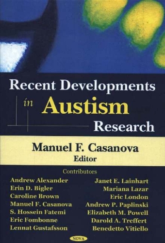 Recent Developments in Autism Research (Hardback)