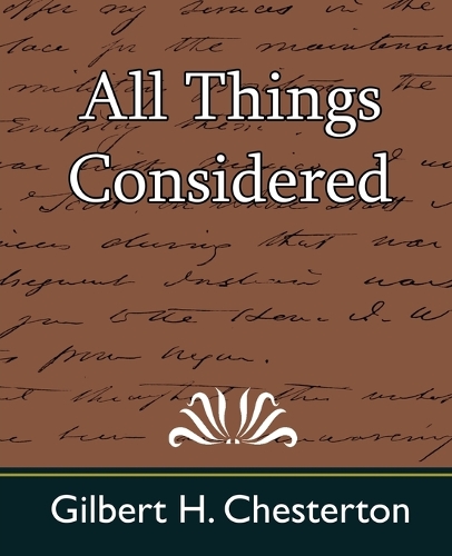 All Things Considered (Paperback)