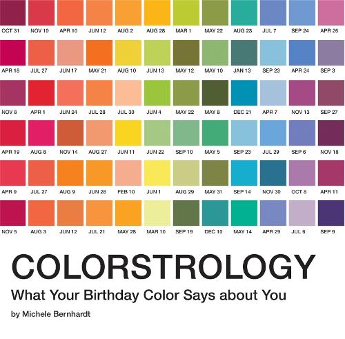 Colorstrology What Your Birthday Color Says about You Paperback