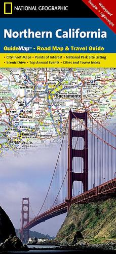 Northern California: State Guide Maps (Sheet map, folded)