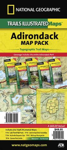 Adriondack Park, Map Pack Bundle: Trails Illustrated Other Rec. Areas (Sheet map, folded)