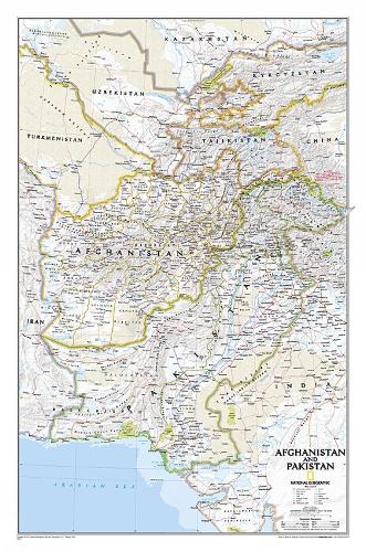 Afghanistan/pakistan, Tubed: Wall Maps Countries & Regions (Sheet map, rolled)