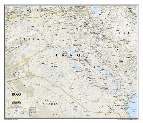 Iraq Classic, Tubed: Wall Maps Countries & Regions (Sheet map, rolled)
