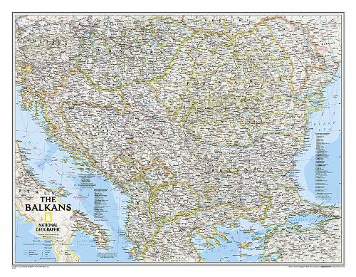 The Balkans Classic, Tubed: Wall Maps Countries & Regions (Sheet map, rolled)