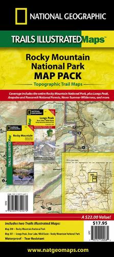 Rocky Mountain National Park, Map Pack Bundle: Trails Illustrated National Parks (Sheet map, folded)