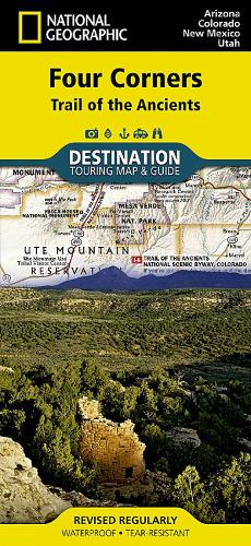 Four Corners: Destination Map (Sheet map, folded)