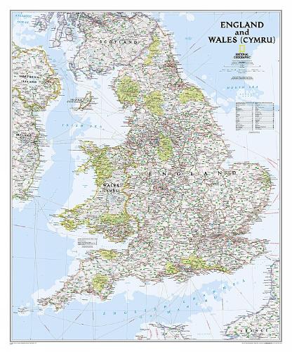 Scotland Classic National Geographic Reference Map Tubed Wall Maps Countries & Regions 