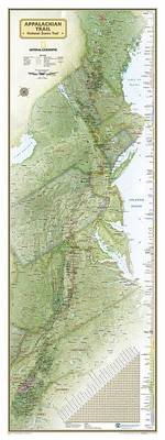 Appalachian Trail Wall Map - Rack Fold: Wall Maps History & Nature (Sheet map, folded)