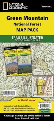 Green Mountain National Forest, Vermont, Map Pack Bundle: Trails Illustrated National Parks (Sheet map, folded)