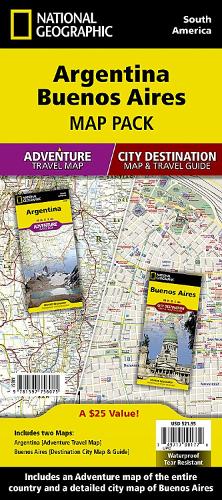Argentina, Buenos Aires, Map Pack Bundle: Travel Maps International Adventure/Destination Map (Sheet map, folded)
