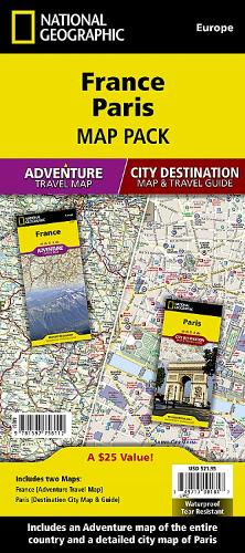 France, Paris, Map Pack Bundle: Travel Maps International Adventure/Destination Map (Sheet map, folded)