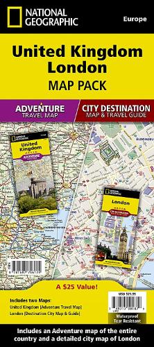United Kingdom, London, Map Pack Bundle: Travel Maps International Adventure/Destination Map (Sheet map, folded)