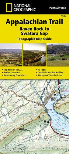Appalachian Trail, Raven Rock To Swatara Gap, Pennsylvania: Trails Illustrated (Sheet map, folded)