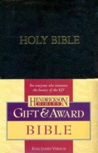KJV Gift & Award Bible (Leather / fine binding)