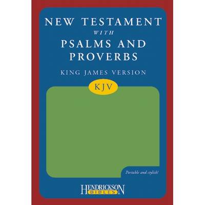 KJV New Testament with Psalms and Proverbs (Leather / fine binding)
