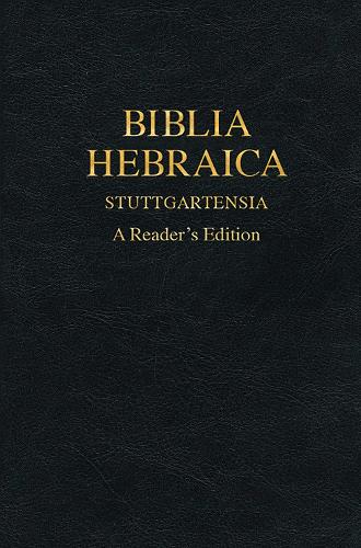 Biblia Hebraica Stuttgartensia: A Reader's Edition (Leather / fine binding)