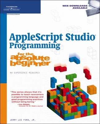 Applescript Studio By Jerry Lee Ford Waterstones