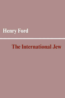 The International Jew (Paperback)