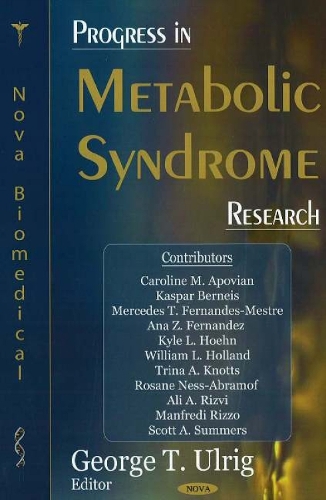 Progress in Metabolic Syndrome Research (Hardback)