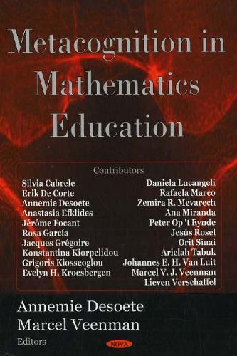 Metacognition in Mathematics Education (Hardback)