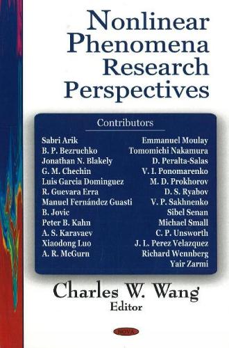 Nonlinear Phenomena Research Perspectives (Hardback)