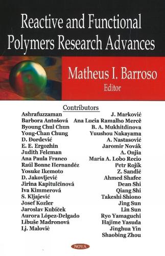 Reactive & Functional Polymers Research Advances (Hardback)