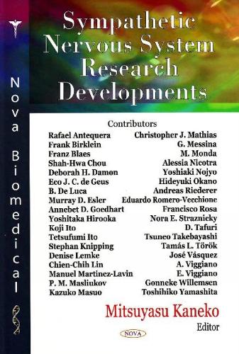 Sympathetic Nervous System Research Developments (Hardback)