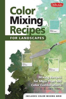 Color Mixing Recipes for Landscapes: Mixing recipes for more than 400 color combinations (Hardback)