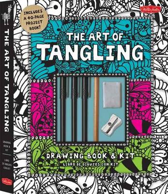 The Art of Tangling Drawing Book & Kit: Inspiring drawings, designs & ideas for the meditative artist (Paperback)