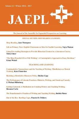 Jaepl: The Journal of the Assembly for Expanded Perspectives on Learning (Vol. 22, 2016-2017) (Paperback)