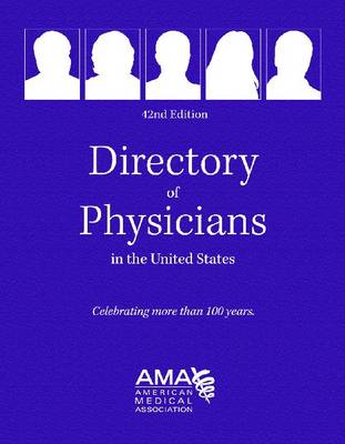 Directory of Physicians in the Us 4 Vol Set - Directory of Physicians in the United States (4v.) (Hardback)