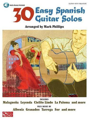30 Easy Spanish Guitar Solos (Paperback)