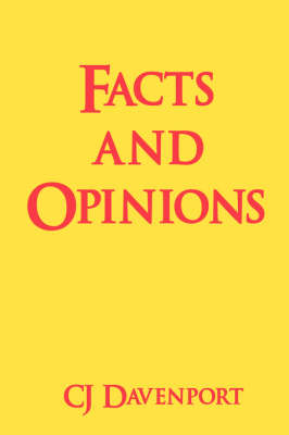 Facts and Opinions (Paperback)