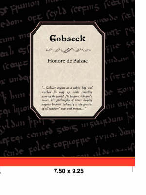 Gobseck (Paperback)