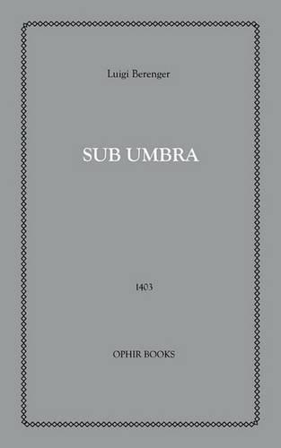Sub-Umbra (Paperback)