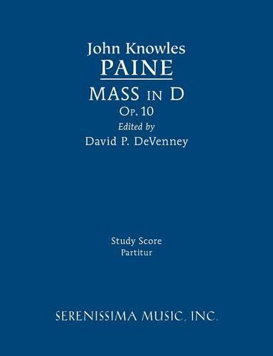 Mass in D, Op.10: Study Score (Paperback)