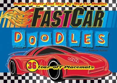 FastCar Doodles: 36 Tear-Off Placemats - Doodle Placemats (Paperback)
