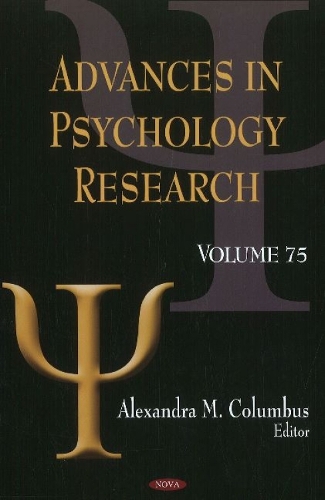 Advances in Psychology Research: Volume 75 (Hardback)