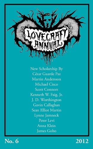 Lovecraft Annual No. 6 (2012) (Paperback)