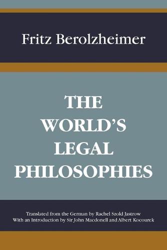 The World's Legal Philosophies (Paperback)
