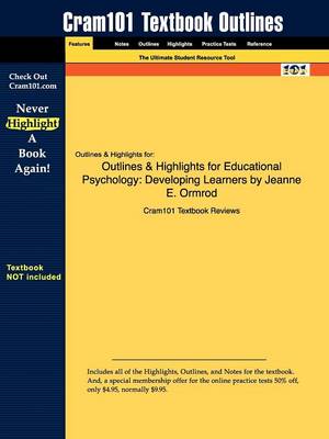 Studyguide for Educational Psychology: Developing Learners by Ormrod, Jeanne E., ISBN 9780136127024 (Paperback)