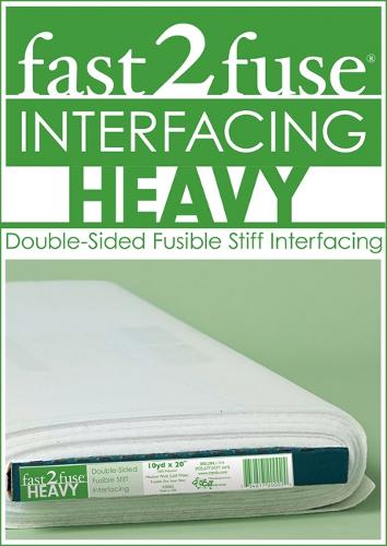 fast2fuse HEAVY bolt 20" x 10 yards: Double-Sided Fusible Stiff Interfacing