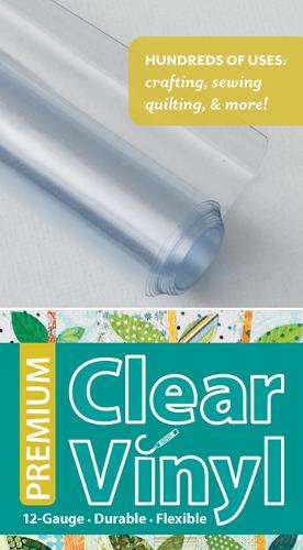 Premium Clear Vinyl Roll 16" x 11/2 Yard Roll: 12 Gauge, Durable & Flexible