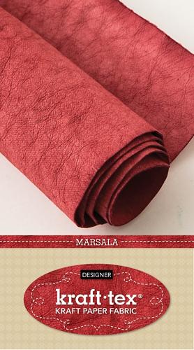 kraft-tex (R) Designer, Marsala: Kraft Paper Fabric