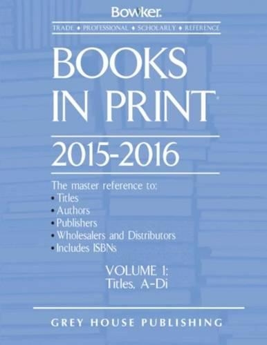 Books in Print, 2015-16: 7 Volume Set (Hardback)