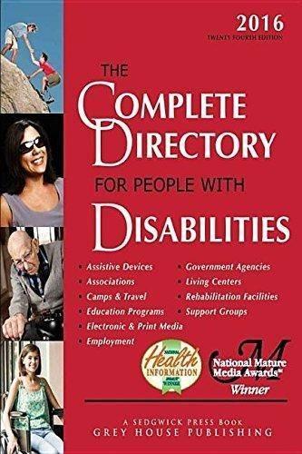 Complete Directory for People with Disabilities, 2016 (Paperback)