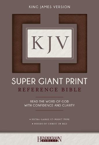 KJV Super Giant Print Bible (Leather / fine binding)
